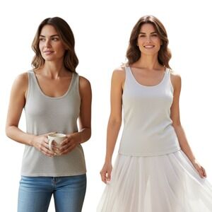 🔥5 for $20🔥 Melrose Shimmery Tank S Clubwear Y2K Style Concert Fits Festival